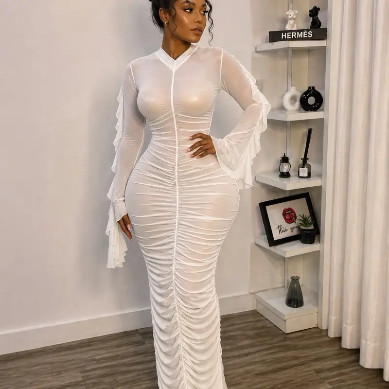 white turtleneck dress - TikTok Shop