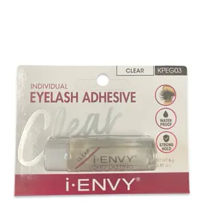 i•ENVY By Kiss Individual Eyelash Adhesive 6g (0.21 oz) Clear Makeup