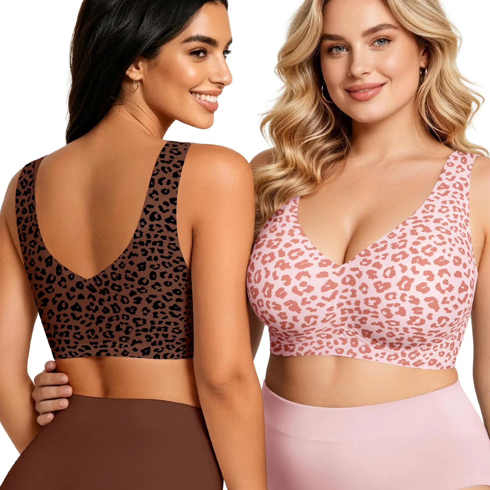 OEAK Women Wirefree Bras Seamless Push Up Pullover Bra Full Coverage No Underwire Everyday Bra Comfortable Wireless Bralettes