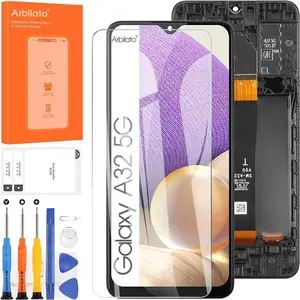 Screen for Samsung Galaxy A32 5G Screen Replacement for Samsung A326 LCD Screen SM-A326B,SM-A326U,SM-A326W Touch Display Digitizer Assembly Repair Parts Black with Frame,Not Fit A32 4G