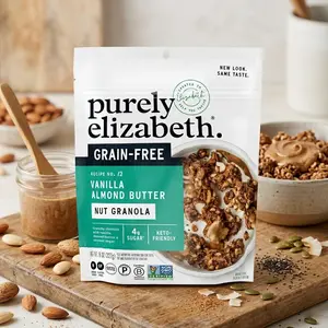 Grain-Free Vanilla Almond Butter MCT Muesli & Granola Food, 8 oz