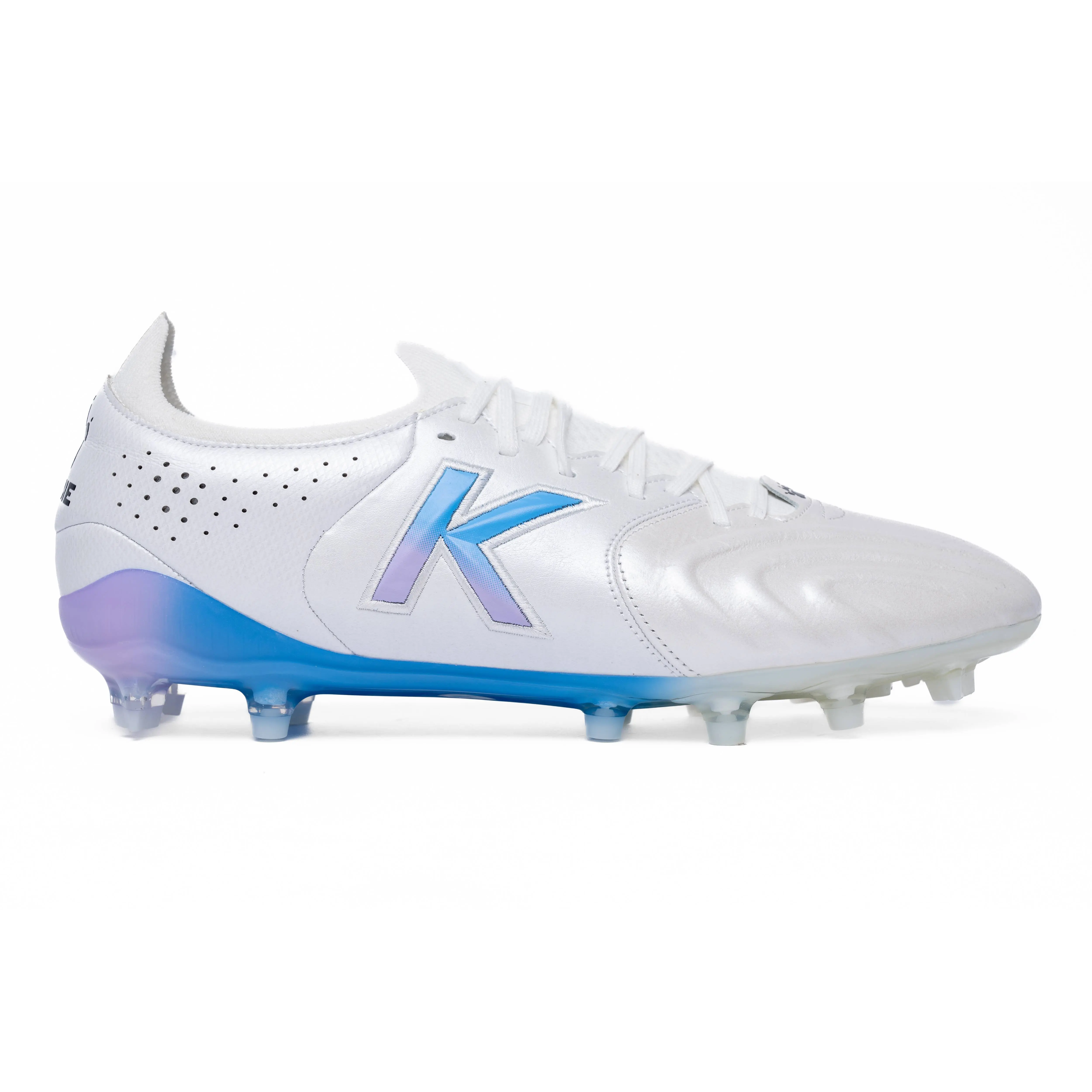 Kelme TROFEO Neon Frost 1.5 Premium Kangaroo Leather Men's Soccer Cleats – Ultra-Lightweight, Hand-Stitched Classic Football Boots for Grass & Turf, Superior Touch, Maximum Comfort & Next-Gen Performance (Sizes 4.5 US - 12)