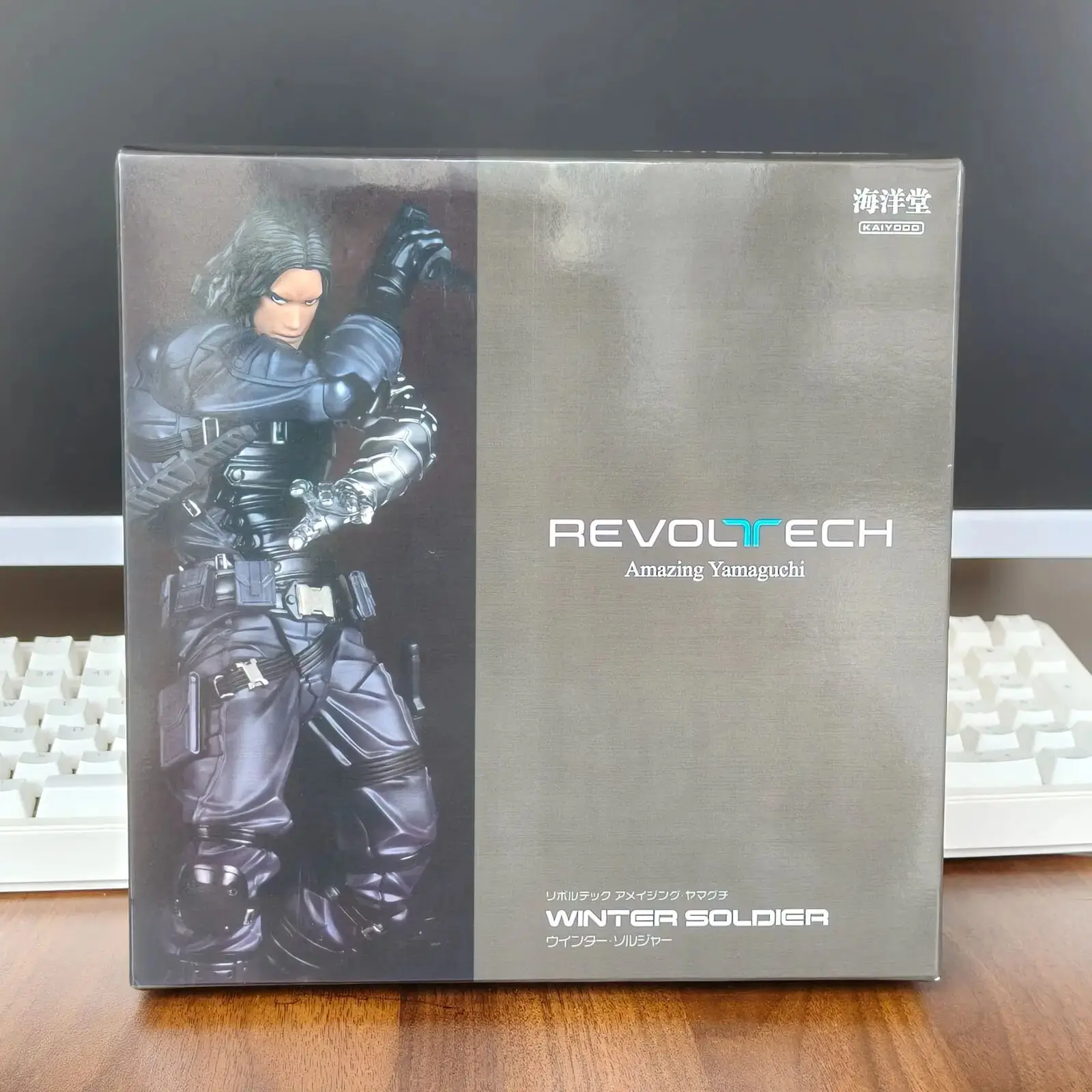 AMAZING Soldier Kaiyodo Winter Revoltech YAMAGUCHI Bucky Barnes Anime Action Figures toy birthday gifts