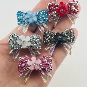 F10-5Pk Mix Fancy Bow Flower for Beadable Pens - Perfect for Office Stationery