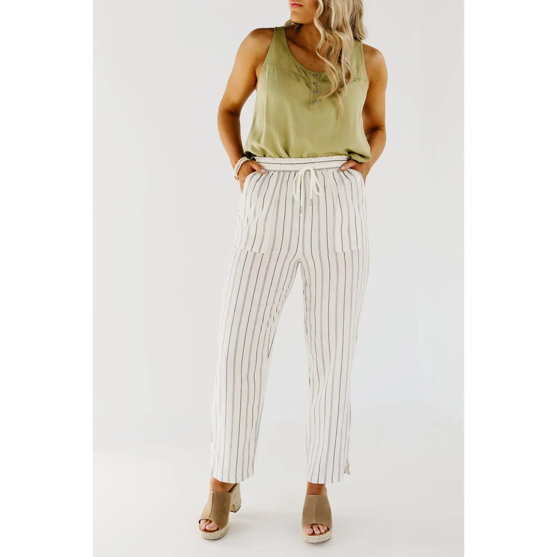 The Daniel Striped Linen Pants - FINAL SALE