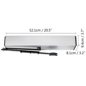 VEVOR Automatic Door Opener 110-240V, Handicap Door Opener 22 Lbs, 50 W Swing Door Opener, Automatic Swing Door Opener, 120 Degrees Adjustable Aluminum Alloy and Stainless Steel Electric Door Opener