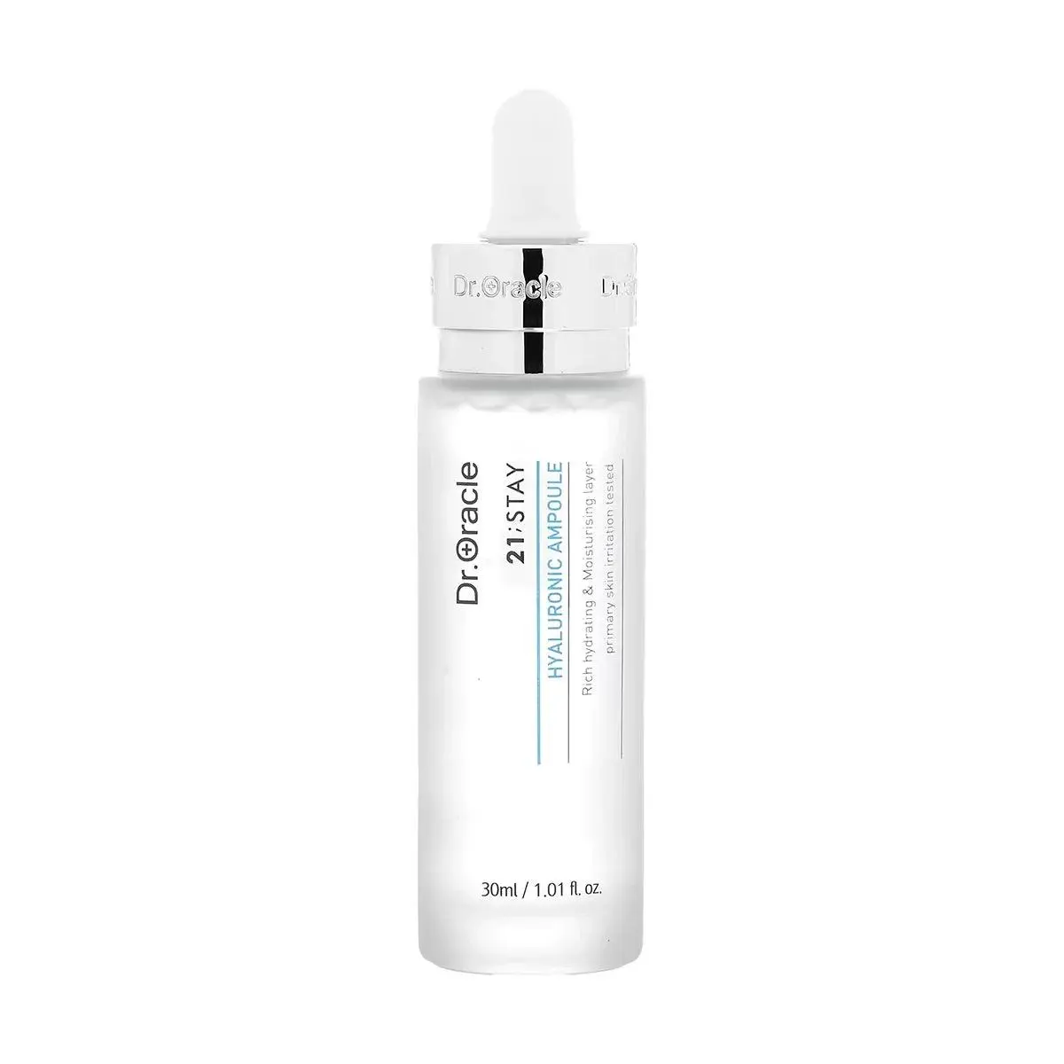 Dr. Oracle 21;Stay Hyaluronic Ampoule 30ml, Korean Hyaluronic Acid Serum with Bamboo, Centella + Green Tea