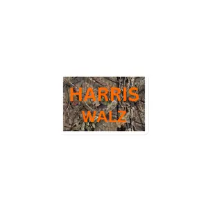 Harris Walz Midwest Princess Camo Magnet