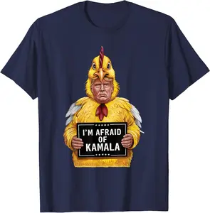 Donald Trump chicken I'm afraid of Kamala Harris VINTAGE TEE Unisex T-Shirt Hoodie Sweatshirt Tank Top