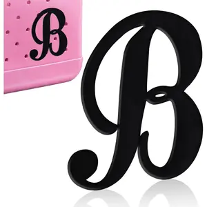 Letter Charms for , Decorative Alphabet Lettering Insert Accessories for Tote Handbag Beach