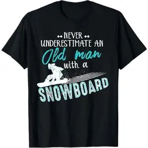 Mens Snowboarding Gifts Funny Cute Snowboard T-Shirt for Mens