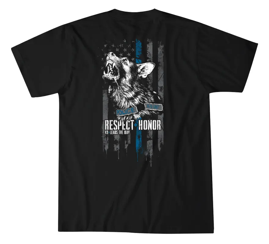 Howitzer Menswear Men's Short-Sleeve Round Neck T-Shirt - Leads The Way Graphic Print, Premium Fit 100% Cotton Jersey, Tagless, Durable Double Needle Sleeve & Hem, Howitzer Branded Label, Casual Style, Shortsleeve, Taped Shoulder To Shoulder Double Needle