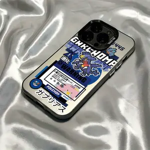 Cool Cartoon Garchomp Phone Case for iPhone 16 15 14 13 12 11 Pro Max X XR XS Max 8 7 Plus, Anti-Drop Matte Back Cover