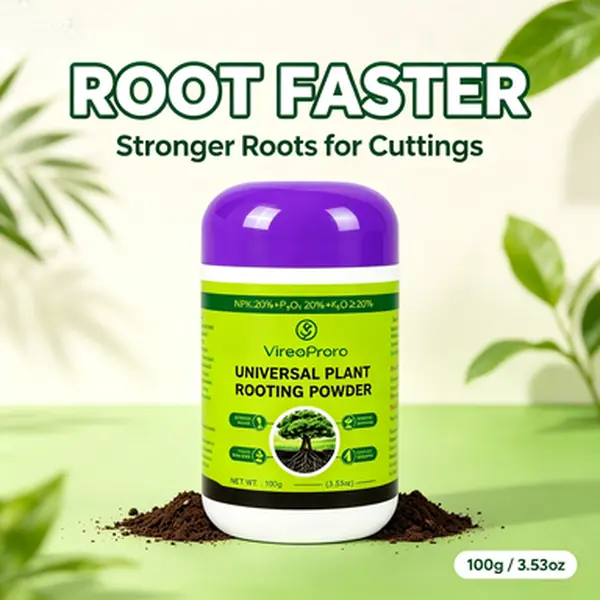 E08 Rooting Powder - Plant Root Stimulator for Cuttings, Flowers, Vegetables