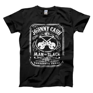 The Man In Black Vintage Johnny Tees Cash Retro Outlaw Music T-Shirt, Sweatshirt, Hoodie