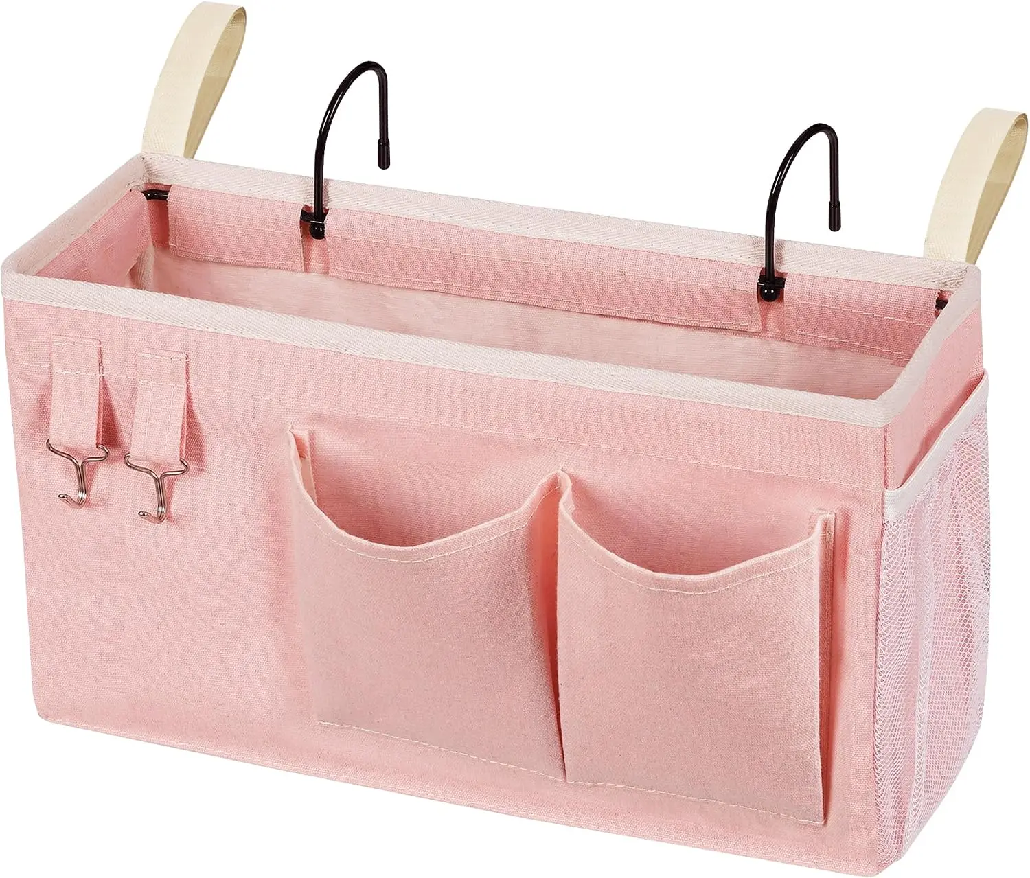 Bedside, Bedside Bag Organizer for Bunk Dorm Bed Rail| Bed with, Top Bunks and Dorm for, Tissues, Tablets, Books, Phones, Remotes and Necessories