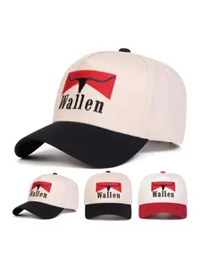 Unisex Wallen Five-Panel Baseball Cap, Adjustable Sun Protection Casual Hat, Suitable for Spring & Fall, Outdoor Travel Beach Vacation