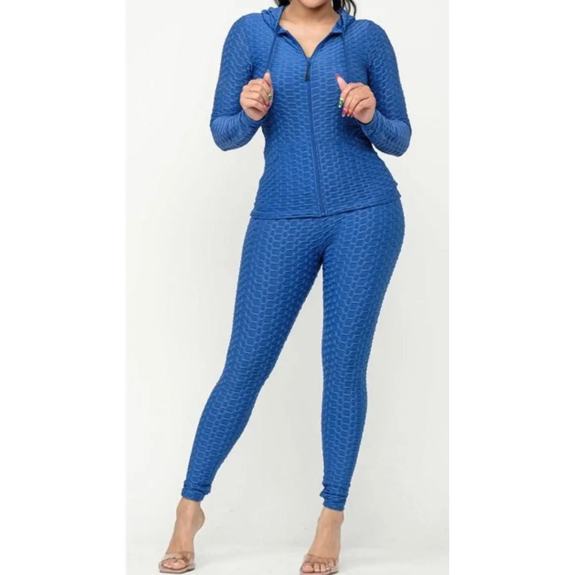 Honeycomb Jogger 3pc Set(Royal)