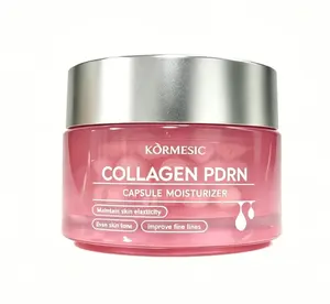 KORMESIC Collagen PDRN Capsule Face Cream, Hydrating Moisturizer for Skin Firming, Anti-Aging, Brightening & Fine Lines Reduction, Daily Facial Skin Care Cream for Women 70g