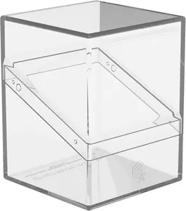 Ultimate Guard Boulder 100+ Clear, Deck Case for 100 Double-Sleeved TCG Cards, Transparent, Secure & Durable Storage for Trading Card Games, Transparent
