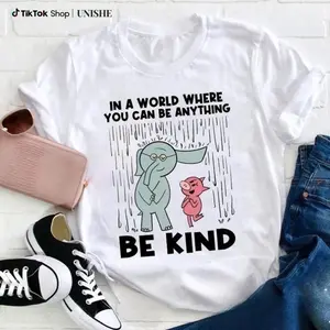 Be Kind In A World Where You Can Be Anything Teacher T-Shirt, Be Kind Shirt, Kindergarten Shirt, Teacher Shirt, Gift For Teacher