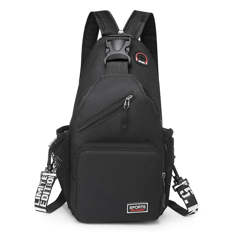 Nylon  Sling Bag Crossbody Backpack for Men Women Sling Backpack Hiking Daypack Multipurpose Cross Body Chest Bag