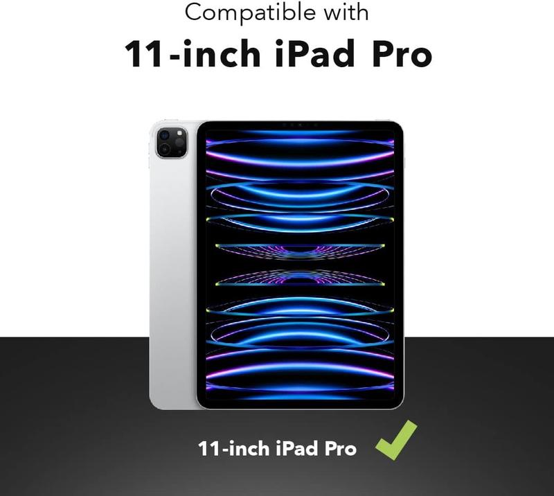 ZAGG Pro Keys Detachable Case and Wireless Keyboard for Apple iPad Pro 11-inch (Gen 1,2,3,4) and iPad Air (Gen 4,5,& M2), Multi-Device Bluetooth Pairing, Apple Pencil Holder, 6.6ft Drop Protection