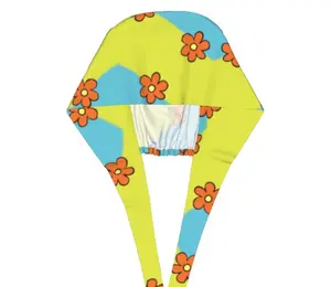 🌼 “Groovy Mystery Vibes” Scrub Cap ✨💚💙