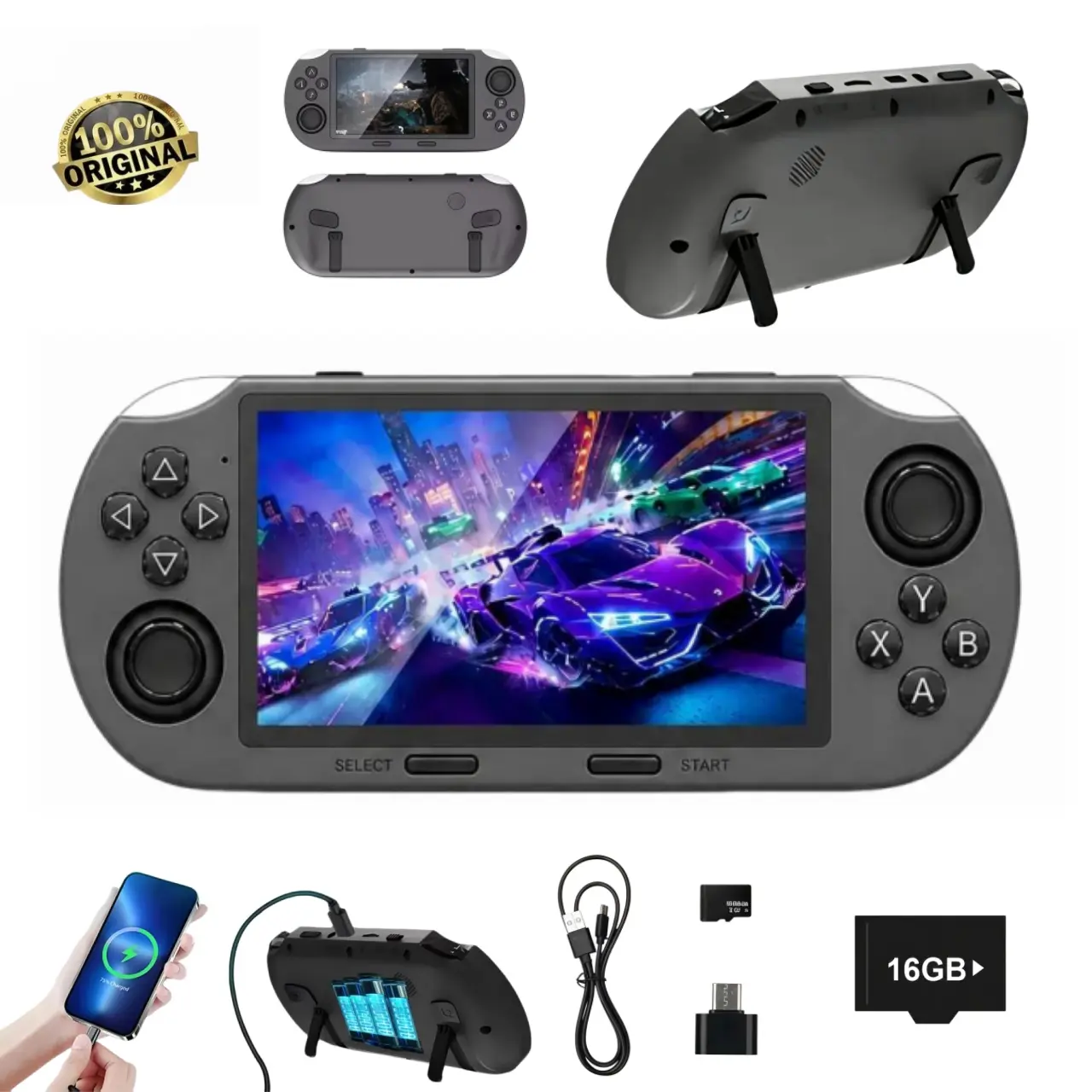 The SF3000 Portable Retro Handheld Game Console features a 4.5-inch screen with over 20,000 classic games. It includes 14 emulators, 14 built-in emulators, 14 IPS ... This emulator supports ebook/music/video playback and emergency phone charging.