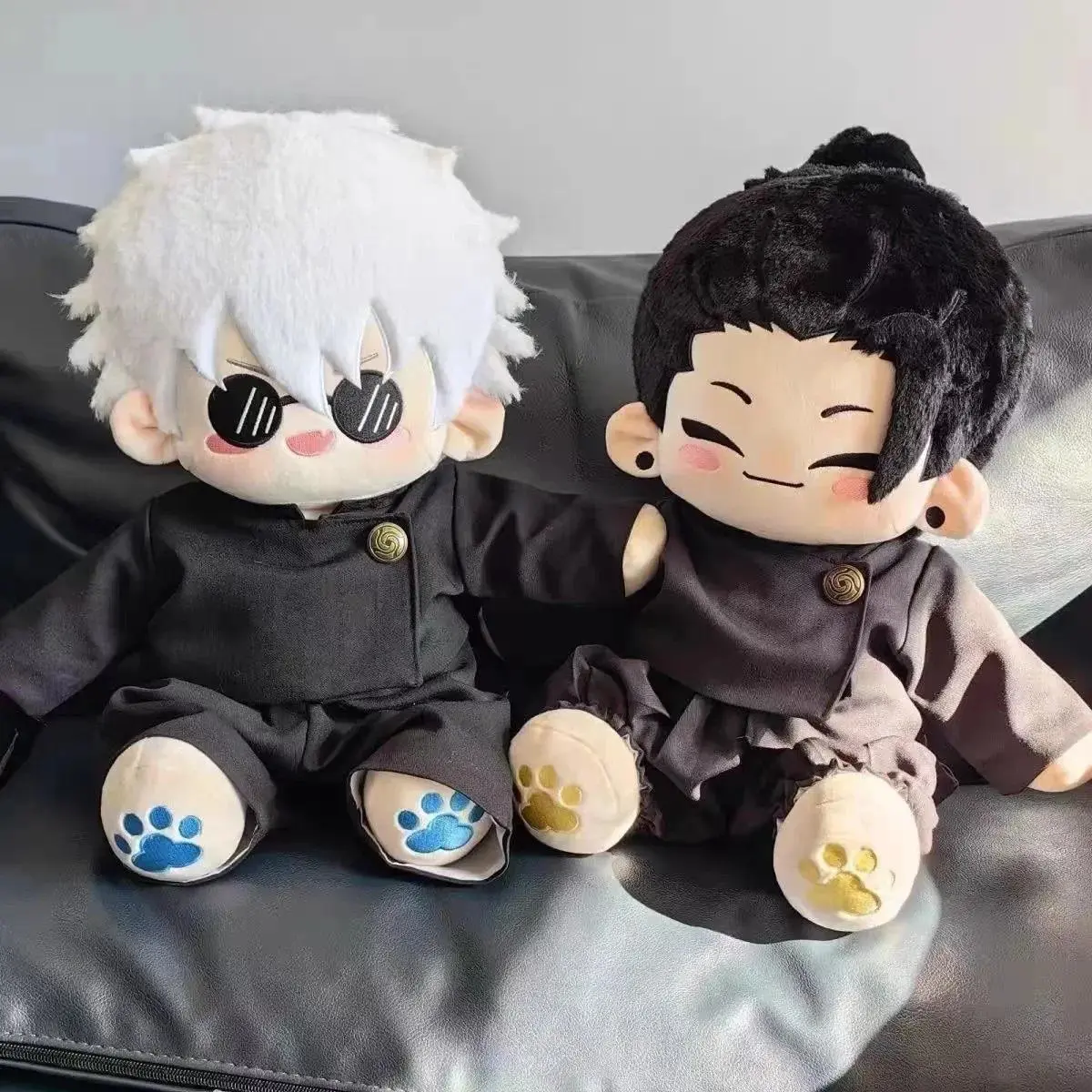 40cm Unisex Cosplay Plush Doll Toy - Japanese Anime Jujutsu Kaisen Satoru Gojo, Geto Suguru Stuffed Pillow, Cute Soft Birthday Gift, Geto Suguru Cosplay