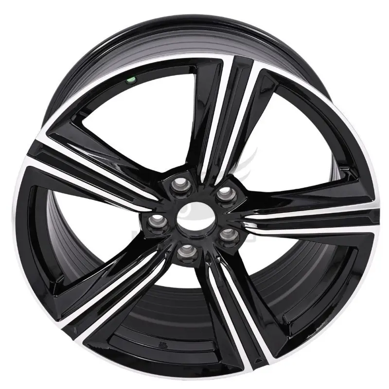 19" Honda‑Style Replacement Wheel — Black Machined, 5x114.3