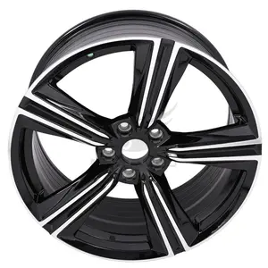 19" Honda‑Style Replacement Wheel — Black Machined, 5x114.3
