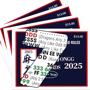 Revised Edition Mahjong Tiles - Large Print American Mahjong Set, Easy to Read for Enthusiasts, Official Large Characters Version