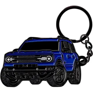 For 2024 Bronco Sport Keychain Accessories, Fob Cover, Keyring, Compatible with Ford Bronco 2021 2022 2023
