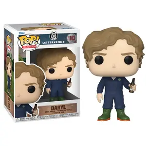 Funko Pop! Daryl Letterkenny 1163 Vinyl Figure in PopShield Protector