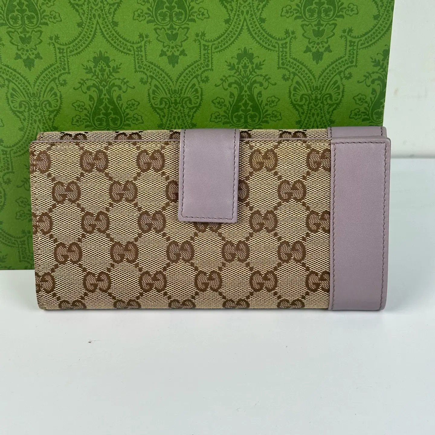 Pre-owned GUCCI GG Canvas Continental Wallet CC0096