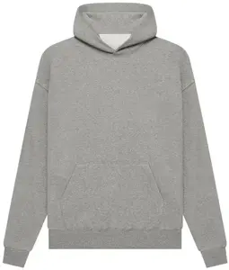 Hoodie Dark Oatmeal High-Quality Graphic Long Sleeve Sweatshirt for Men's Casual Outdoor Wear