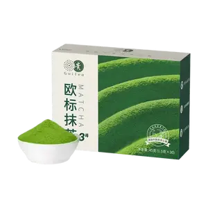 GuiTea Ceremonial Grade Matcha Powder 30 Sachets (45g) - Premium Japanese Style Green Tea for Whisking, Baking, Lattes & Smoothies - 100% Natural, No Additives