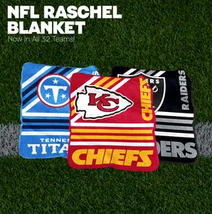 Officially Licensed NFL Raschel Throw