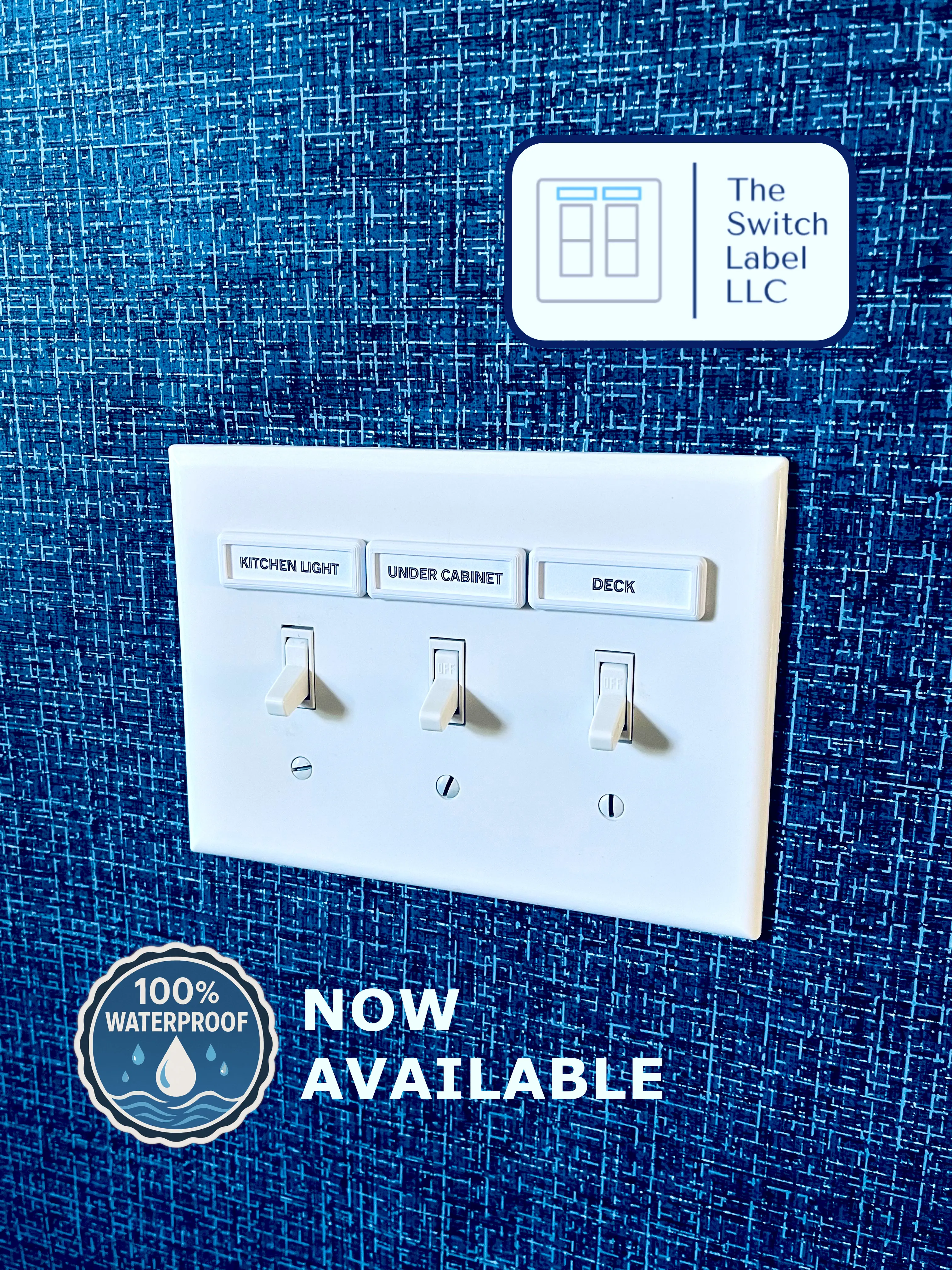 The Switch Label: Light Switch Label Frames for Light Switch Cover // Rental Home Labels // Light Switch Decals