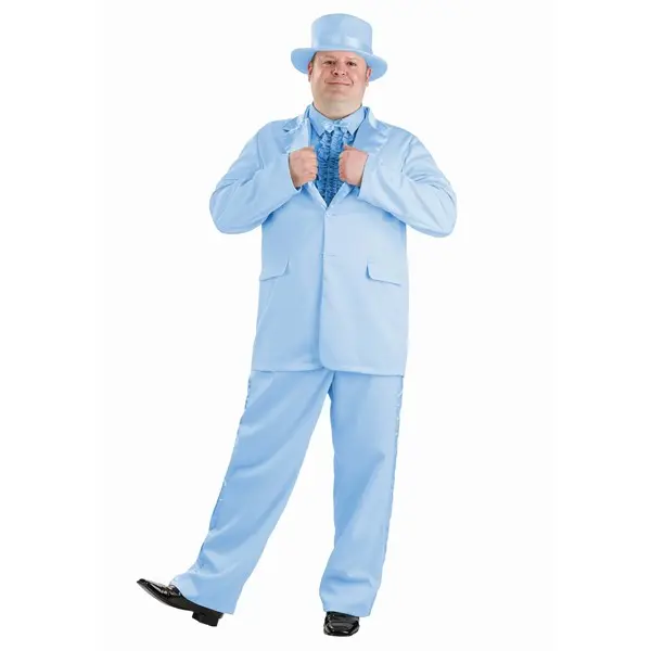 Plus Size Blue Tuxedo Costume for Men