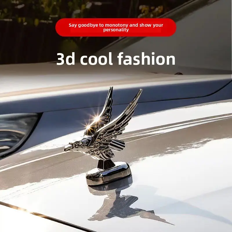 3D Eagle Spreading Wings Car Decorative Sticker, High-Temperature Resistant Adhesive Car Hood & Body Decoration for Cross-Border Automotive Use, Decal For Cars, Automotive Decals