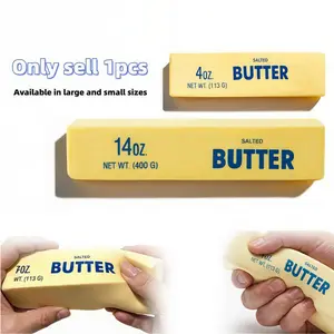 Butter Shape Stress Relief Toy, New 2026 Slow Rebound Squeeze Ball, Realistic Butter Stick Design, Upgrade Version Fidget Spinner, Stress Relief Fidgeting