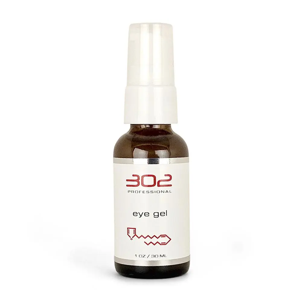 302 Professional Skincare Light Unobtrusive Tack-Free Eye Firming Gel, 1oz/30ml Organic Serum