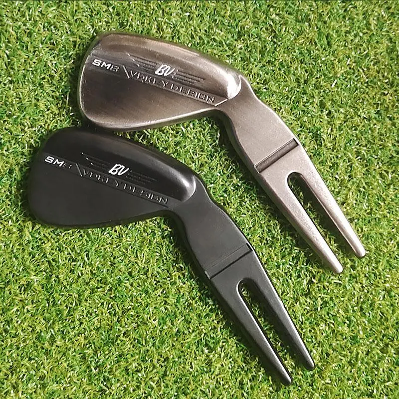 Golf Green Fork, 2 Counts Golf Pitch Mark Divot Forks for Golfing, Golfs Balls Marker, Lawn Repairing Tools, Golfing Lawn Tools, Golf Equipment, Golf Accessories, Golf Supply, Golf Gear