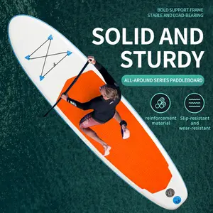 10 feet 5 inches Inflatable Stand Up Paddle Boards with Premium SUP Paddle Board Accessories, Wide Stable Design, Non-Slip Comfort Deck for Youth & Adults