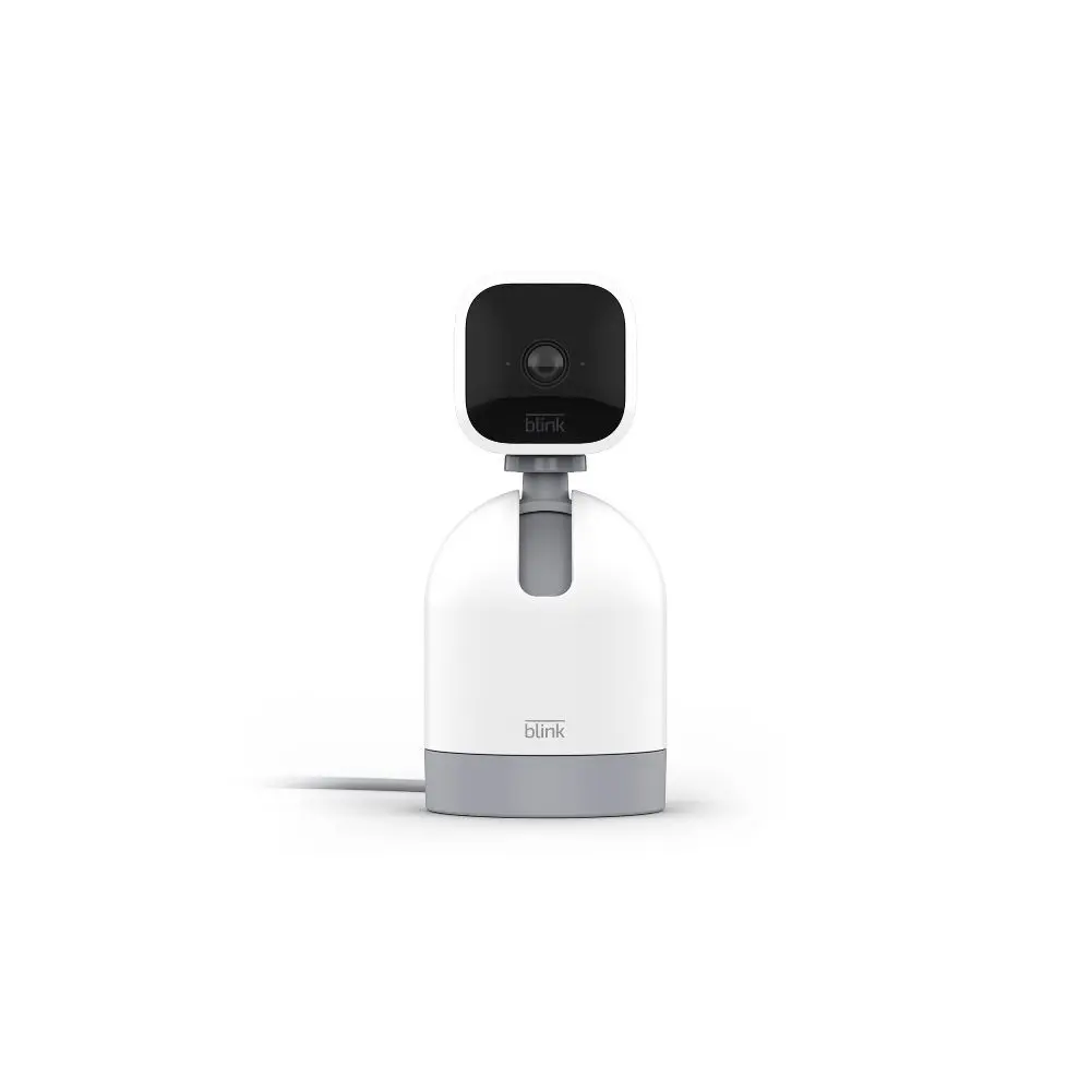 Blink Mini Pan-Tilt Alexa-Enabled Indoor Rotating Plug-In Smart Security Camera - White Blink Mini Pan-Tilt Alexa-Enabled Indoor Rotating Plug-In Smart Security Camera - White