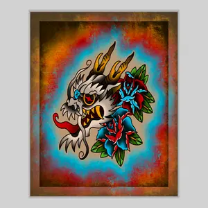 8x10 Vibrant Art Print - High Quality Gloss Paper