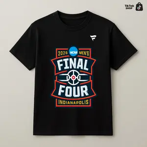 2026 College Basketball Final Four Indianapolis T-Shirt March Tournament Fan Tee Championship Basketball Shirt