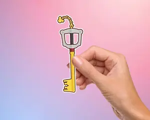 Kingdom Hearts Sora Keyblade Sticker